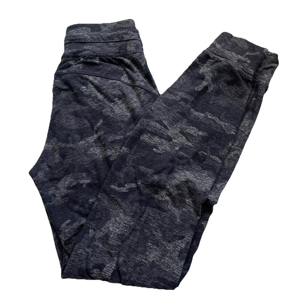 Lululemon Adapted State High-Rise Jogger Black Gray Camo Performance Size 2
